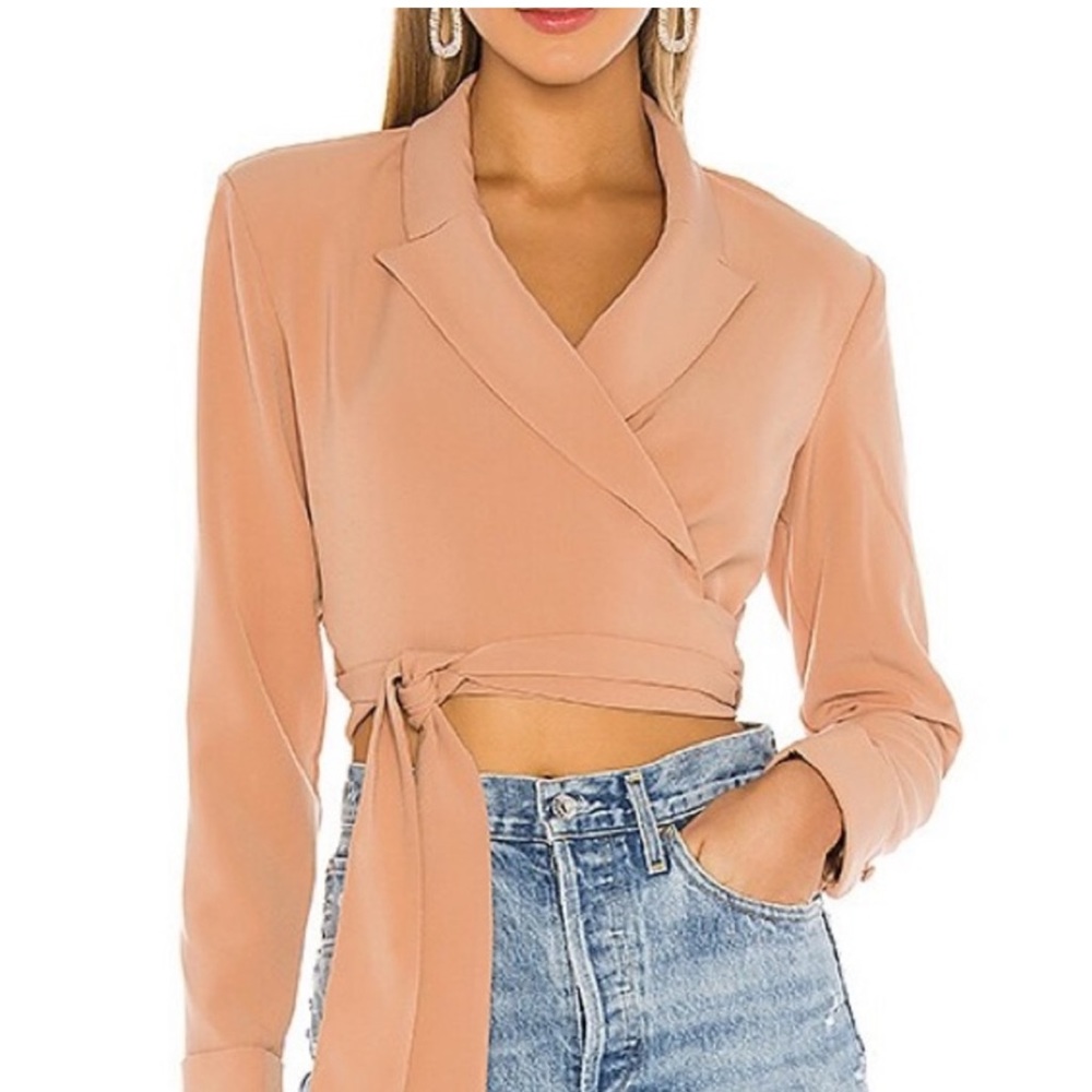 Lovers + Friends Luiza  Wrap Blazer Sz M